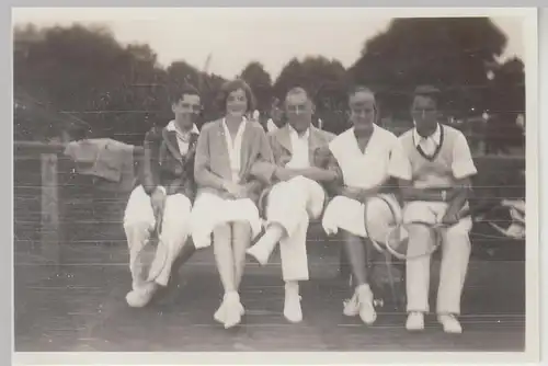 (F24119) Orig. Foto Bremer Turnverein, Spieler vom Tennisclub 1930