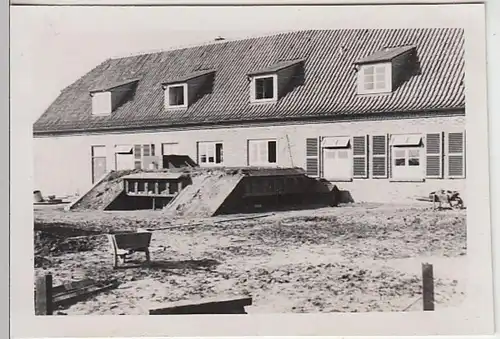 (F2409) Orig. Foto 2.WK, Bau einer Anlage, Bunker o.ä., 1940er