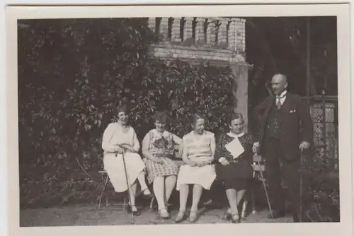 (F24007) Orig. Foto Personen in Bad Münster am Stein 1929