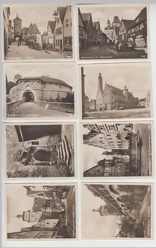 (F23999) 8x Kauf Foto Rothenburg o.T. 1928