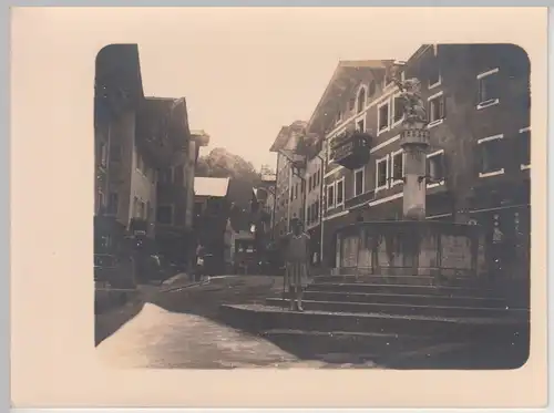 (F23997) Orig. Foto Berchtesgaden, Marktplatz 1928