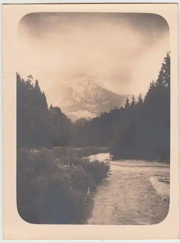 (F23996) Orig. Foto Berchtesgaden, Blick auf den Watzmann 1928