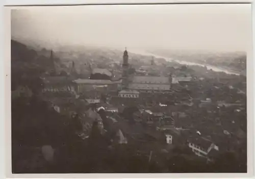 (F23985) Orig. Foto Blick auf Auerbach (Bensheim?) 1927