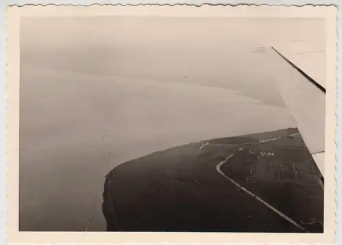 (F23972) Orig. Foto Blick a.d. Flugzeug v. Kopenhagen n. Bulltofta Malmö 1956