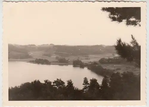 (F23949) Orig. Foto Dollerup, Hald Sø 1956