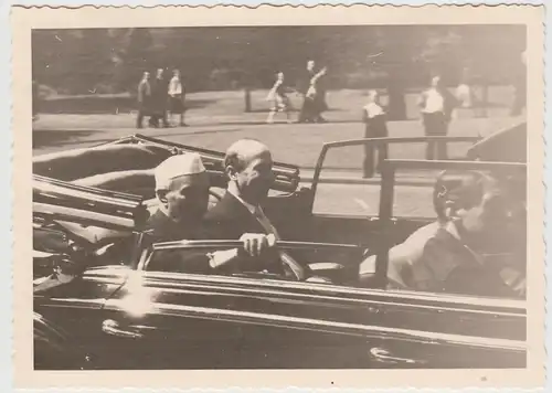 (F23931) Orig. Foto Ministerpräsident Jawaharlal Nehru in Hamburg 1956