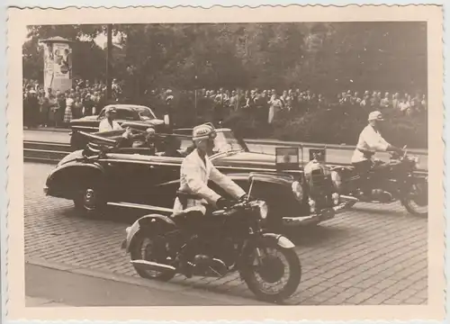 (F23930) Orig. Foto Ministerpräsident Jawaharlal Nehru in Hamburg 1956