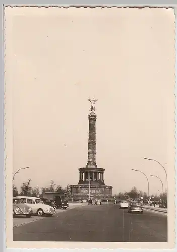 (F23913) Orig. Foto Berlin, Siegessäule 1956