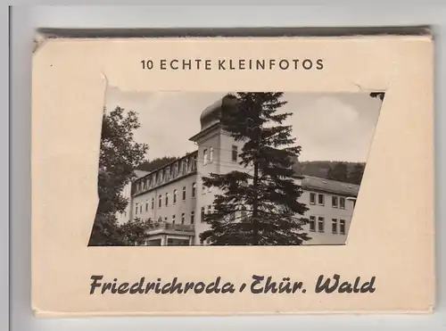 (F23838) Friedrichsroda, 10 Kauf-Fotos in Hülle 1969