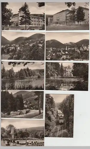 (F23838) Friedrichsroda, 10 Kauf-Fotos in Hülle 1969