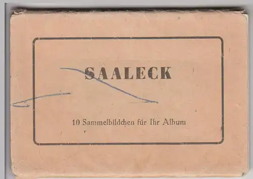 (F23835) Saaleck, 10 Fotodrucke in Hülle 1950er