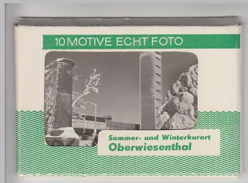 (F23834) Oberwiesenthal, Kauf-Fotos, 10 Stück m. Hülle 1976