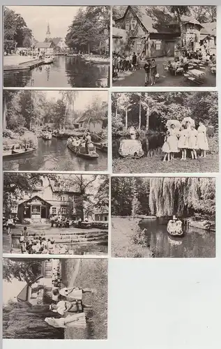 (F23833) Spreewald, Kauf-Fotos, 10 Stück m. Hülle 1973