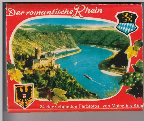 (F23830) Der Rhein, Leporello 24 Fotodrucke, nach 1945