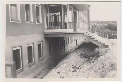 (F23811) Orig. Foto Leipzig, Neubau Poliklinik West 1960er