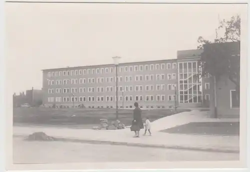 (F23809) Orig. Foto Leipzig, Neubau Poliklinik West 1960er