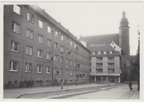 (F23781) Orig. Foto Leipzig, Wohnhaus Burgstraße 1960er