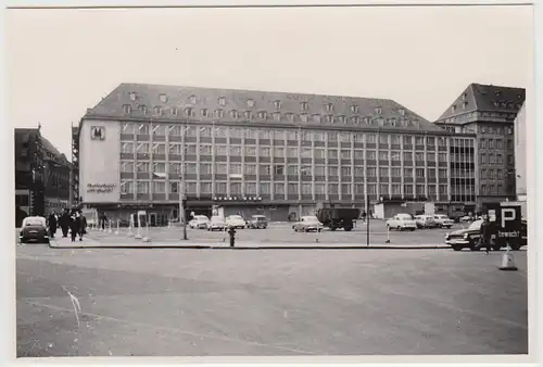 (F23735) Orig. Foto Leipzig, Messehaus am Markt Neubau 1960er