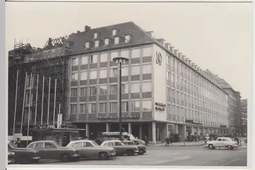 (F23734) Orig. Foto Leipzig, Messehaus am Markt Neubau 1960er