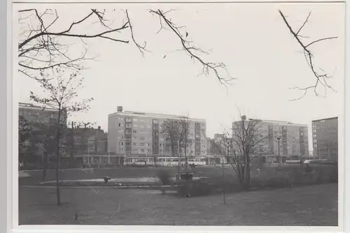 (F23728) Orig. Foto Leipzig, Wohnblöcke Georgiring 1960er