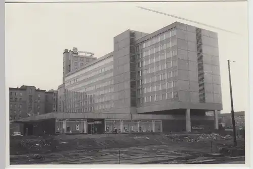 (F23720) Orig. Foto Leipzig, Hotel >Deutschland< Baustelle 1960er