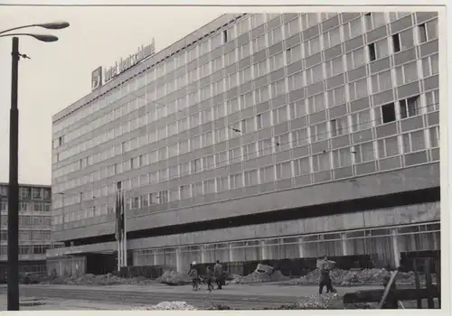 (F23718) Orig. Foto Leipzig, Hotel >Deutschland< Baustelle 1960er