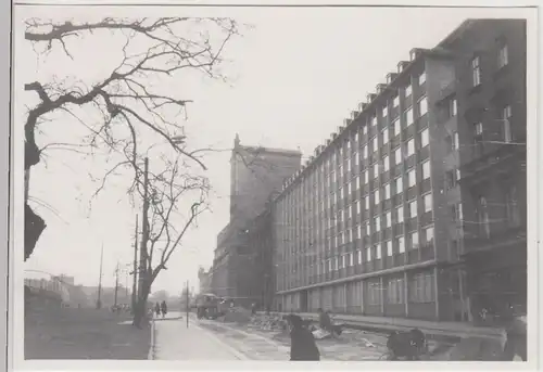 (F23712) Orig. Foto Leipzig, Studenteninternat >Jenny Marx< Baustelle 1960er