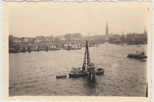 (F23682) Orig. Foto Hamburg, Hafenrundfahrt 1938