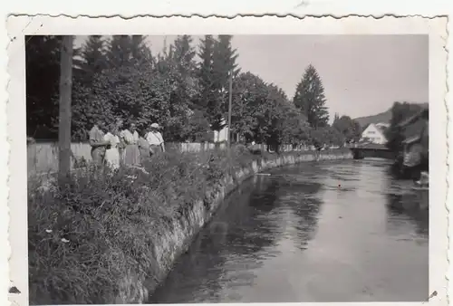 (F23570) Orig. Foto Oberammergau, an der Ammer 1938