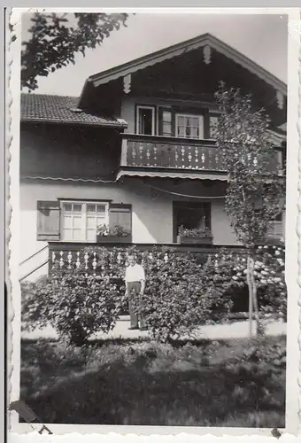 (F23557) Orig. Foto Oberammergau, Pension Thum i.d. Römergasse 9, 1938