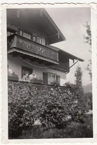 (F23556) Orig. Foto Oberammergau, Pension Thum i.d. Römergasse 9, 1938