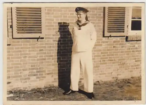 (F2354) Orig. Foto 2.WK, Marine-Soldat, Sanitäter, 1940er