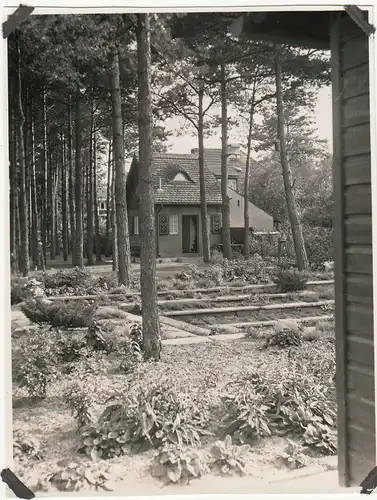 (F23527) Orig. Foto Glienicke / Nordbahn, Partie am Landhaus Rasteck 1932