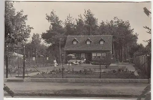 (F23498) Orig. Foto Glienicke / Nordbahn, Landhaus Rasteck 1932