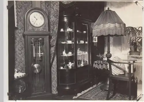(F23474) Orig. Foto Wohnungseinrichtung 1932, Erker im Esszimmer