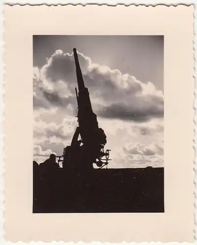 (F23455) Orig. Foto deutsche Flak, Stimmungsbild 1930/40er