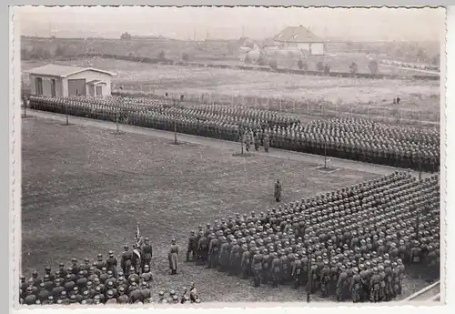 (F23394) O. Foto Frankfurt /O. viele deutsche Soldaten angetreten a.Platz 1930er