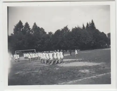 (F23325) Org. Mini-Foto Bezirksturnfest Würbenthal 4.7.1937, Turner a.Sportplatz