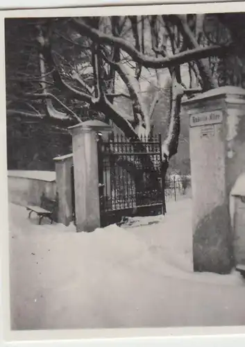 (F23140) Orig. Mini-Foto Winter in Würbenthal, Rudolfs-Allee 1934