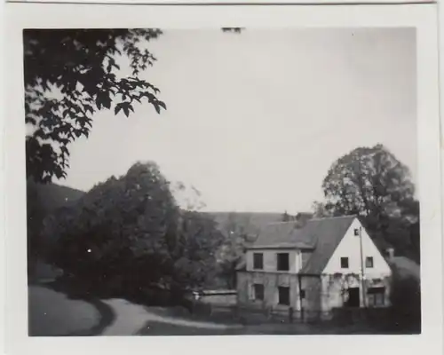 (F23123) Orig. Mini-Foto Würbenthal, Blick zu einem Wohnhaus 1933
