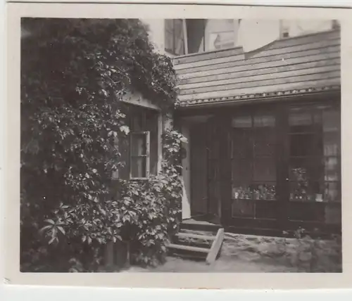 (F23120) Orig. Mini-Foto Würbenthal, Hauseingang 1933