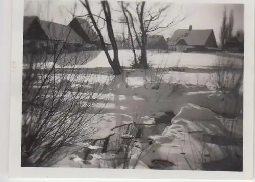 (F23096) Orig. Mini-Foto Winter in Würbenthal, 1932