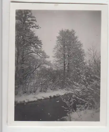 (F23052) Orig. Mini-Foto Winter in Würbenthal, Vrbno pod Prad?dem 1932