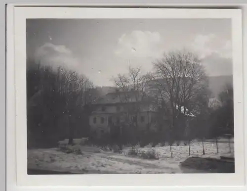 (F23048) Orig. Mini-Foto Winter in Würbenthal, Vrbno pod Prad?dem 1932