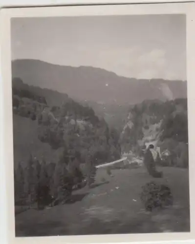 (F22901) Orig. Mini-Foto Partie bei St. Veit im Salzachtal 1932