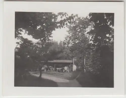 (F22867) Orig. Mini-Foto Würbenthal, Blick vom Gutshof 1932