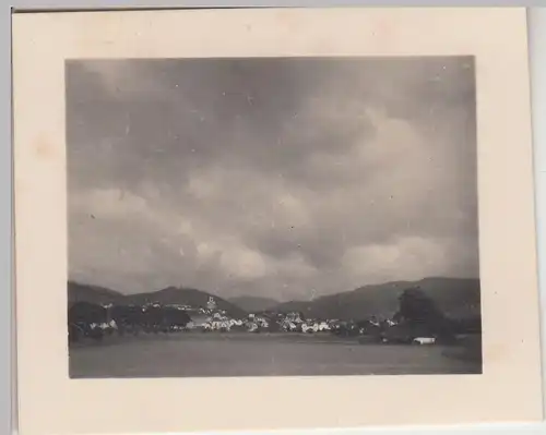 (F22866) Orig. Mini-Foto Würbenthal, Totale 1932