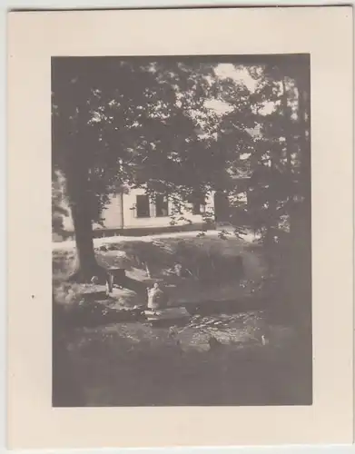 (F22856) Orig. Mini-Foto Würbenthal, Partie am Mühlgraben 1932