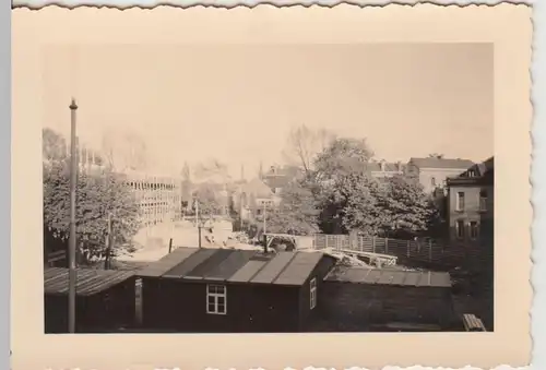 (F22623) Orig. Foto Neumünster, Blick a. Fenster d. Standortlazarett 1939