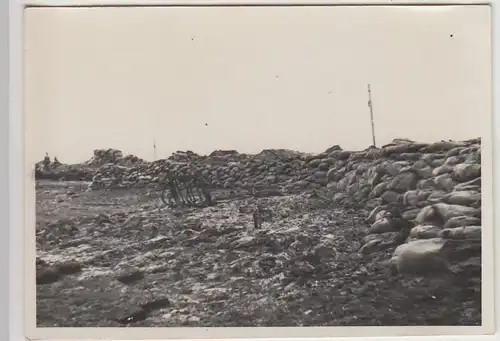 (F22582) Orig. Foto Sturmflutschaden in oder bei Garding 1936/37